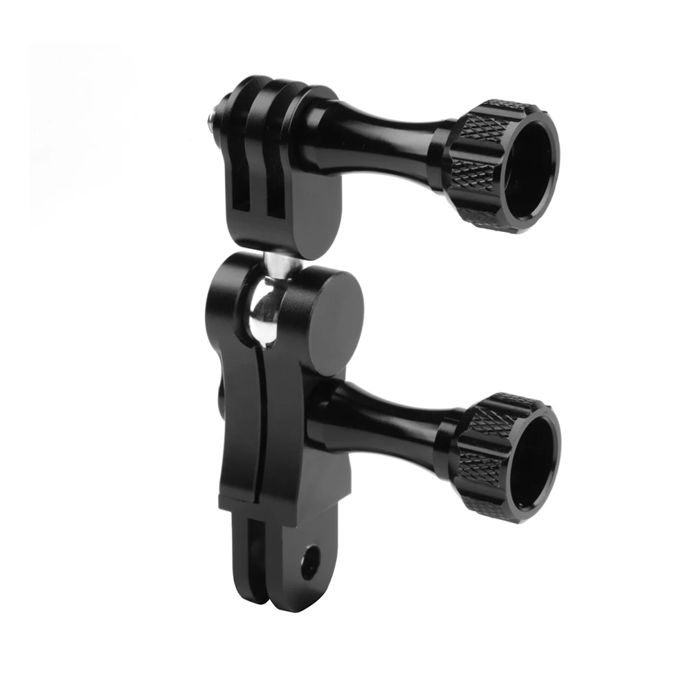 CNC Aluminum Alloy 360 Degree Rotating Joint Adapter Mount for GoPro Hero 7 6 5 Session Xiaomi Yi SJCAM Action Camera | Электроника