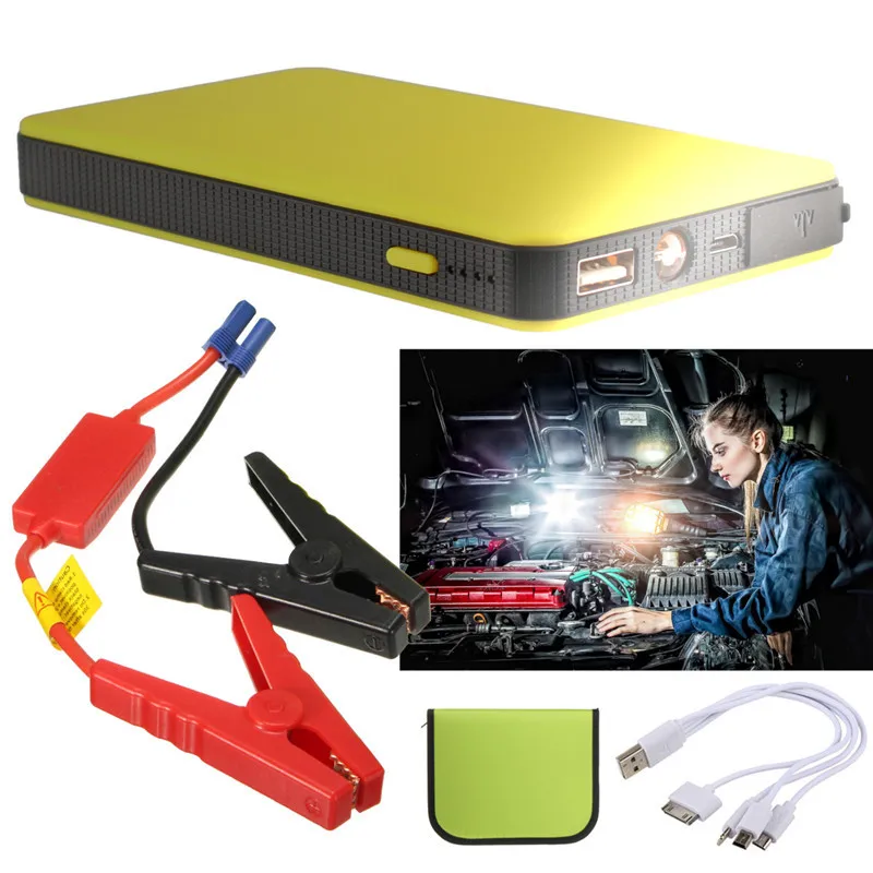 

Multifunction Jump Starter 15000mAh 12V 300A Portable Power Bank Car Battery Booster Charger Starting Device