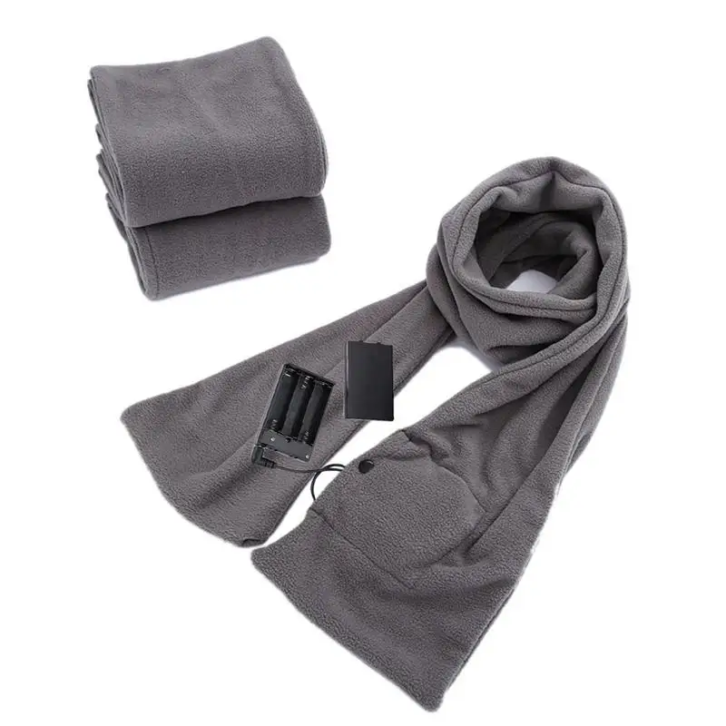 

Winter Electric USB Heated Neck Warmer Scarf Hiking Camping Scarvf Thermal Snow Neck Cover Men Women