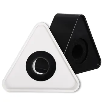 

Diameter 39mm Mic Microphone Interview Triangular Logo Flag Station with Sponge Black/White