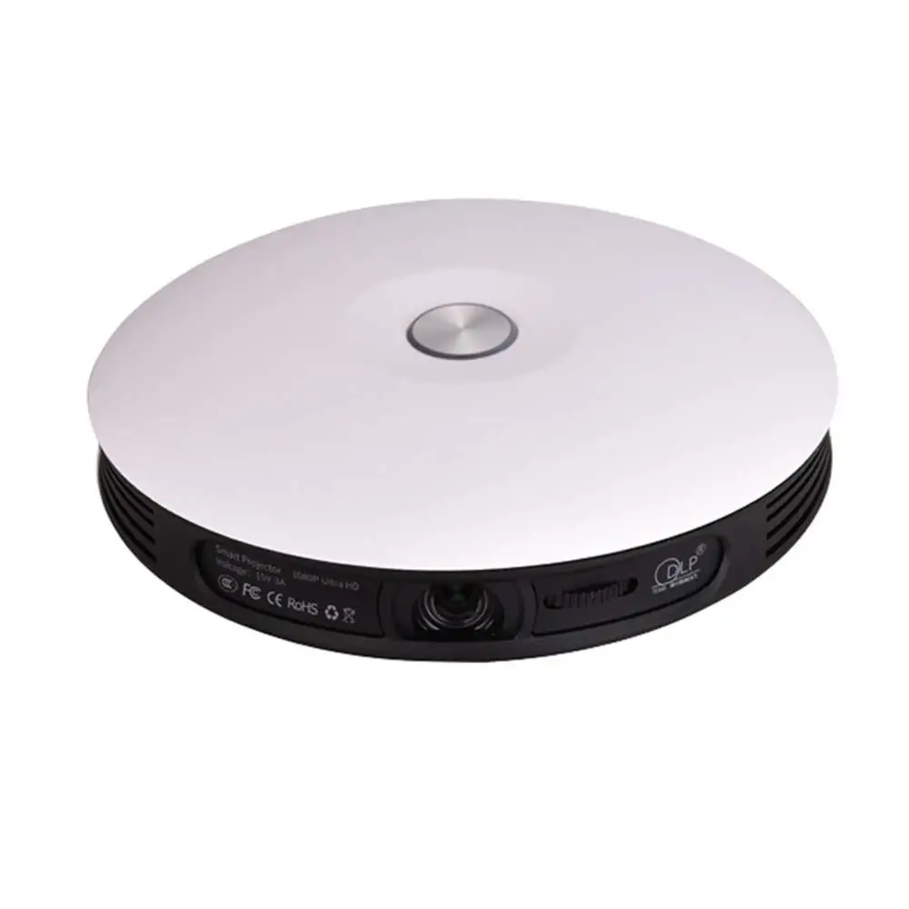 Портативный мини проектор 4K беспроводной Wi Fi Bluetooth DLP 3D видеопроектор с памятью 2