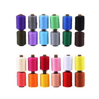 

24Pcs 1000 Yard Embroidery Machine Sewing Threads Polyester Hand Sewing Thread Patch Steering-wheel Sewing Supplies
