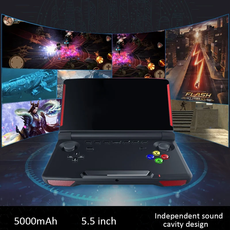 Powkiddy X18 Android 7 0 5 дюймов ЖК экран игровая консоль 2 Гб ОЗУ 16 ПЗУ Классический Видео