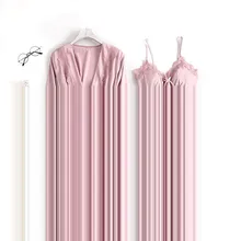 Мода, женский сексуальный кружевной Шелковый халат и платье, пижамный комплект, платье для сна, банный халат, 2 предмета, халат, свадебная Пижама для подружки невесты