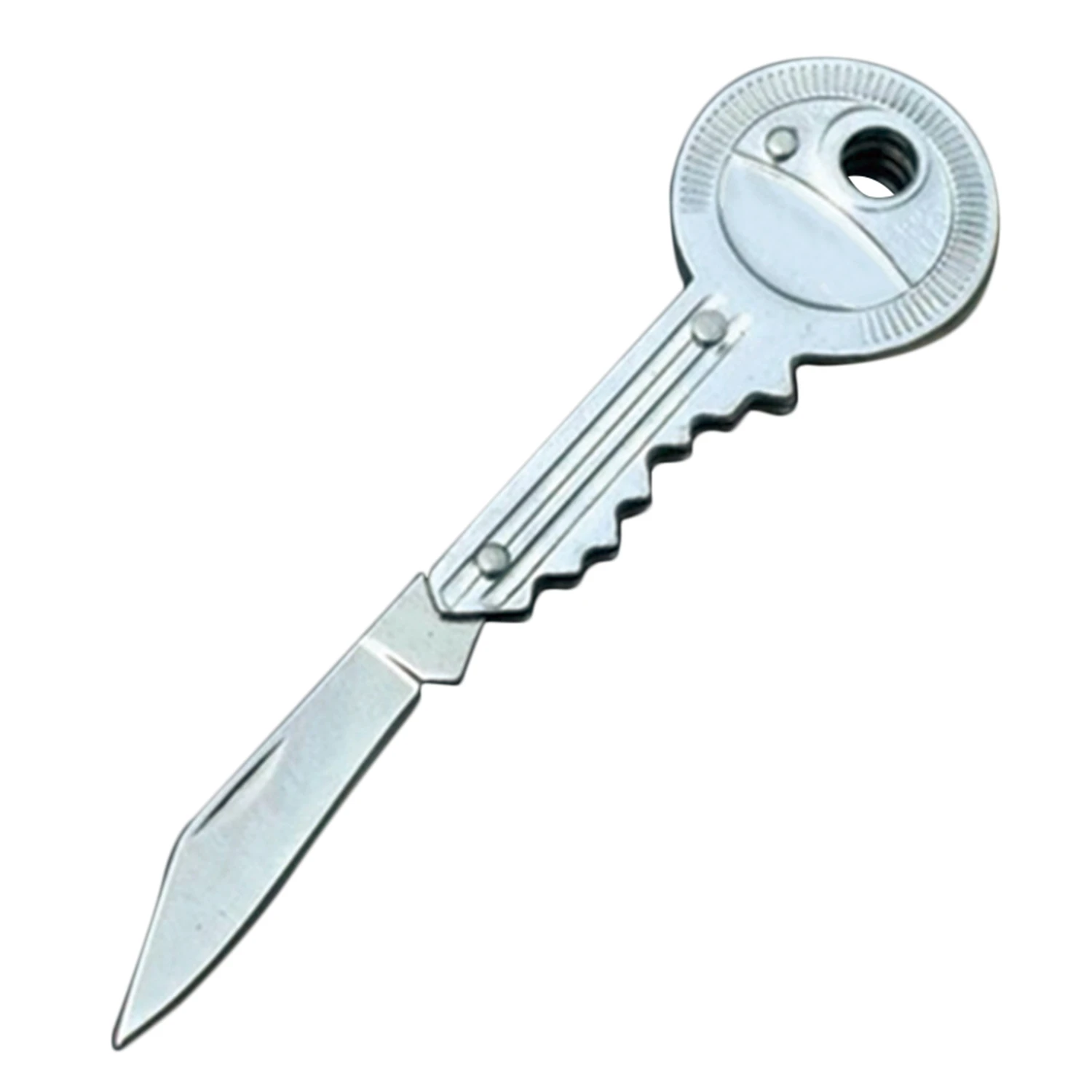 

Portable Blade Fold Key Ring Knife Keychain Peeler Tool Outdoor Camp Gadget Survive Kit Hike Pocket Package Box Opener