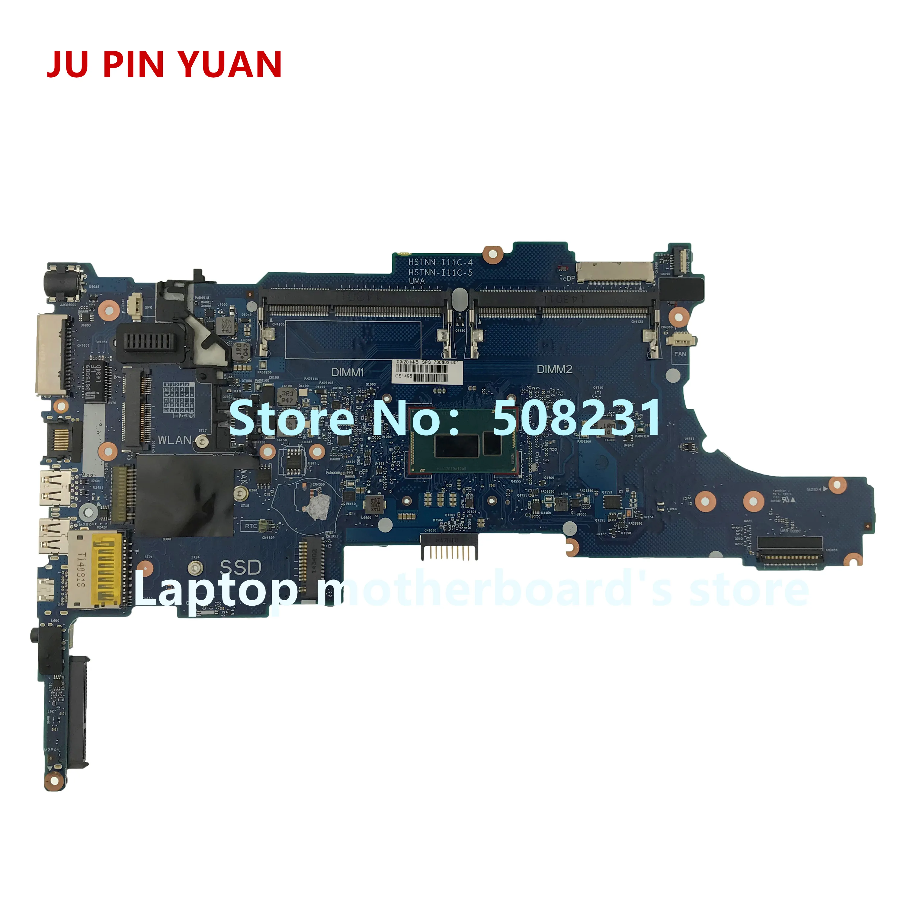 730803-601 730803-501 730803-001 Mainboard For HP EliteBook 840 G1 Laptop Motherboard With SR1ED i5-4300u CPU Fully Tested | Компьютеры и