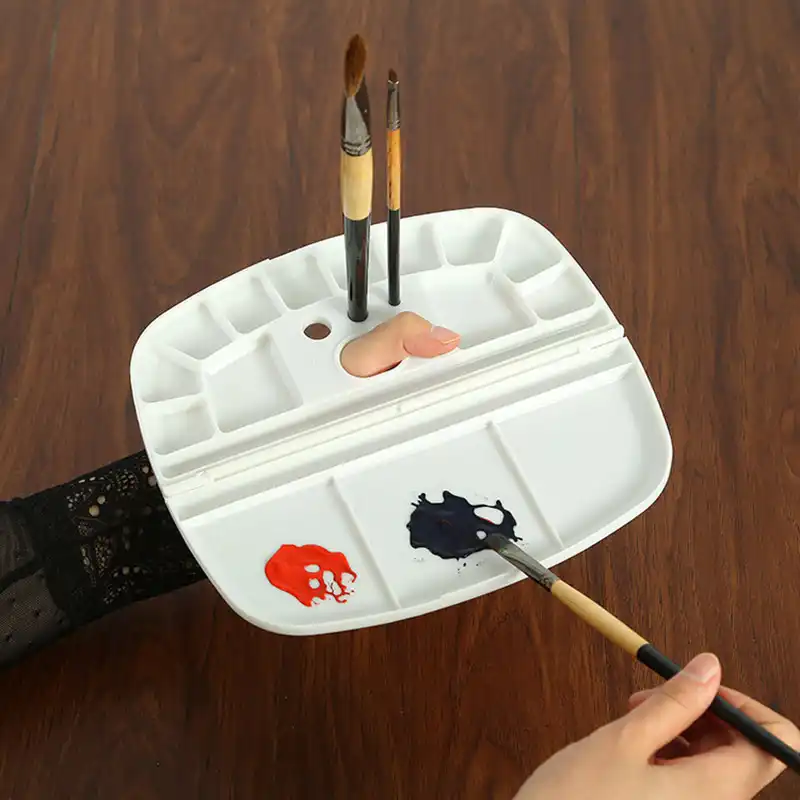 Tools Paint Palette Watercolor Painting Clamshell Color Case