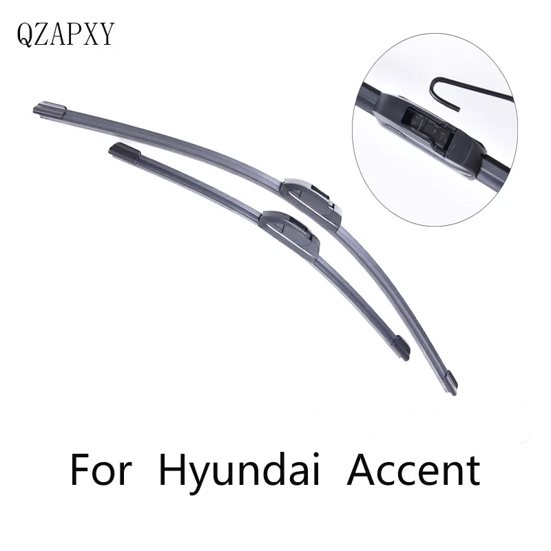 Стеклоочистители QZAPXY для Hyundai Accent 2000 2001 2002 2003 2004 2005 до 2017 стеклоочиститель оптовая