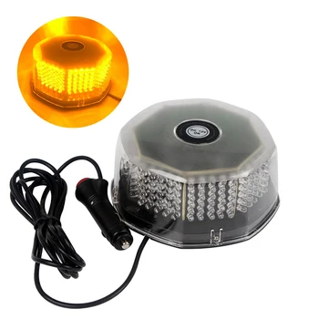 

5.1*3 in 12V 240 LED bulbs Emergency Strobe Amber Light Roof Flashing Warning Lamp High quality ABS plastic shell