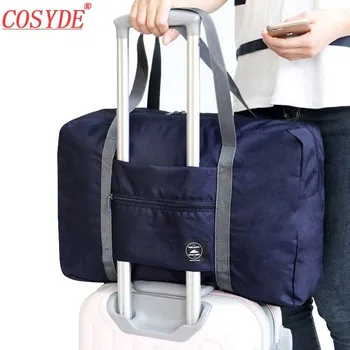 

Free Shipping 2019 New Nylon Foldable Travel Bag Unisex Large Capacity Bag Luggage Women WaterProof Handbags Men Duffle Bags