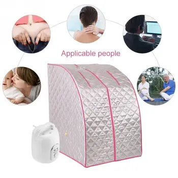 

Portable Steam Sauna Steamer Pot Home Saunas Steam Generator Box Skin Spaning Body Capacity 2L Steam Fumigation