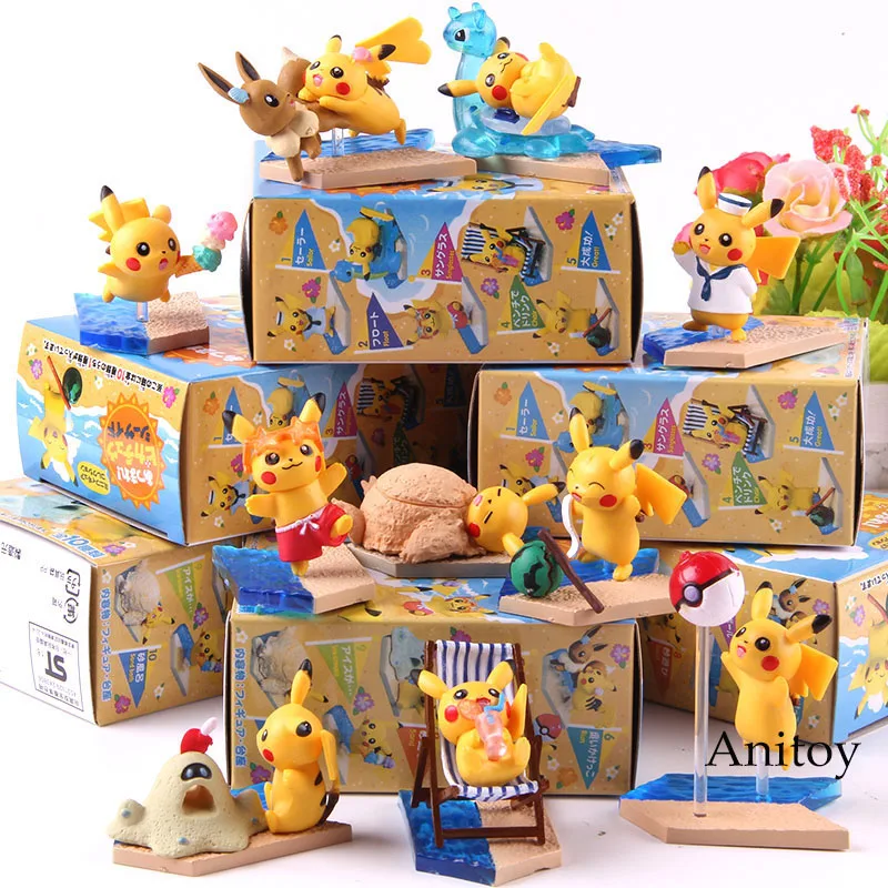 

Anime Game Freak Action Figure Q Version Mini Collection Model Toys 10pcs/set