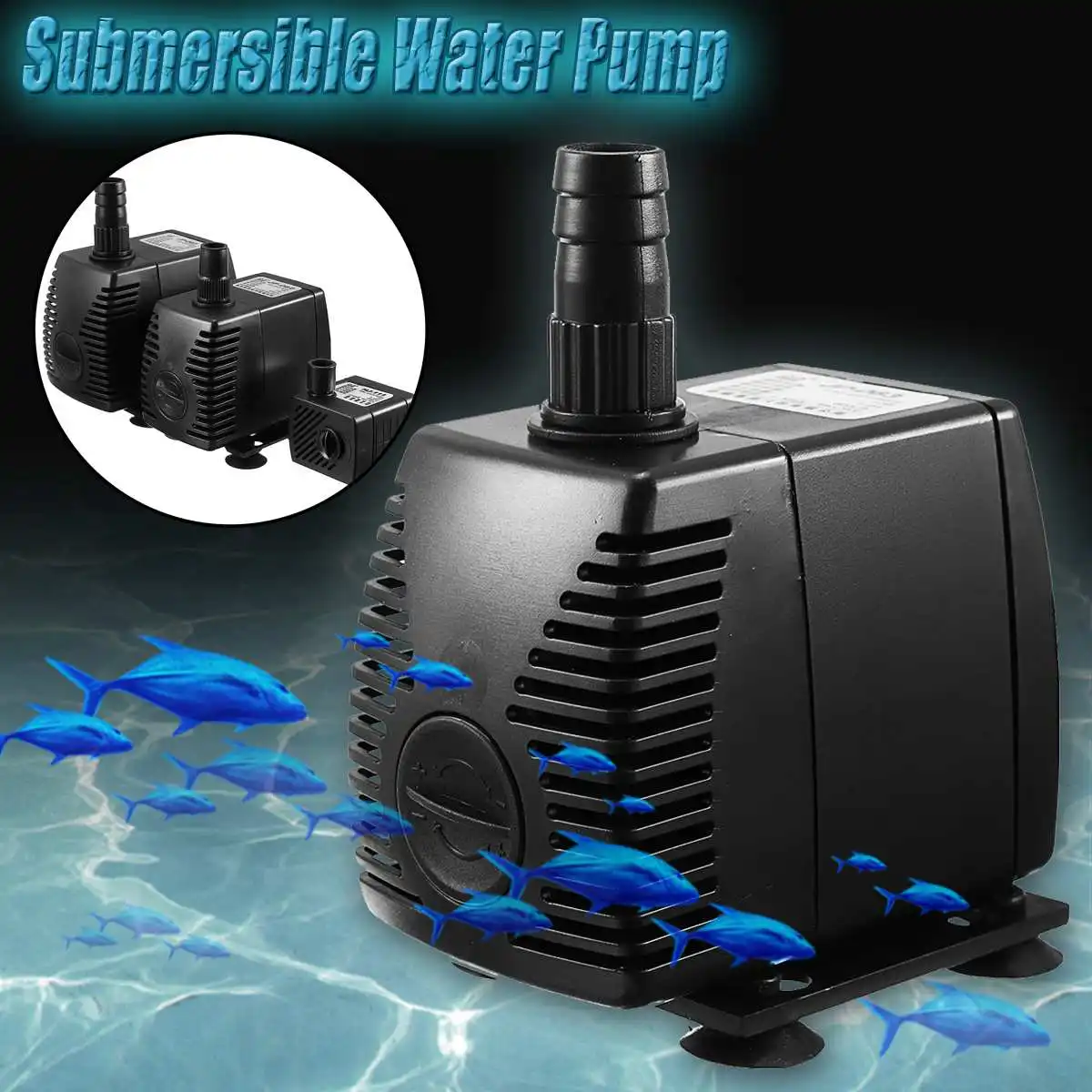 

Adjustable Flow Water Pump For Aquarium Fish Tank Aquarium Pump Submersible Pump To Build Waterscape Water Circulating 2/8/10W