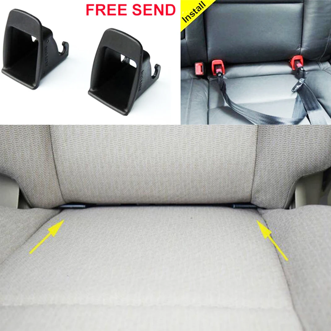 Universal Latch ISOFIX Belt Interfaces Guide Retainer Thicken Steel Car  Seat Bracket For Child Safety Seat ISOFIX Groove Free - AliExpress