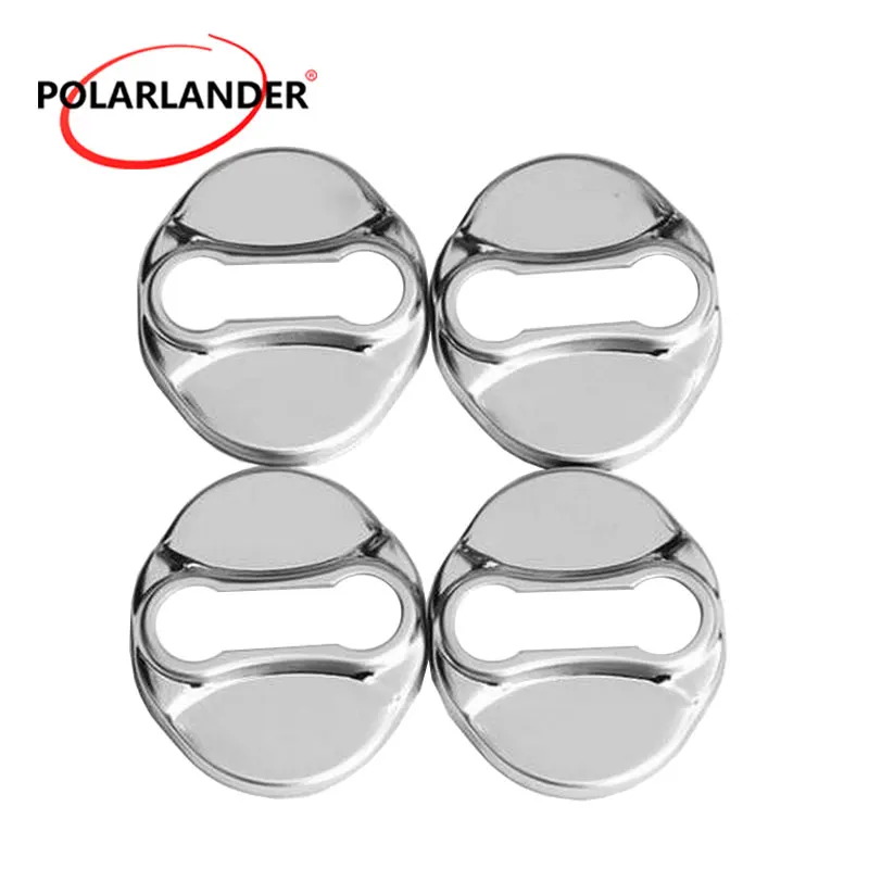 

For Hyundai IX35 2010-2015 Elantra 2012-2015 Stainless Steel Door Lock Buckle Protective Cover Car styling 4pcs