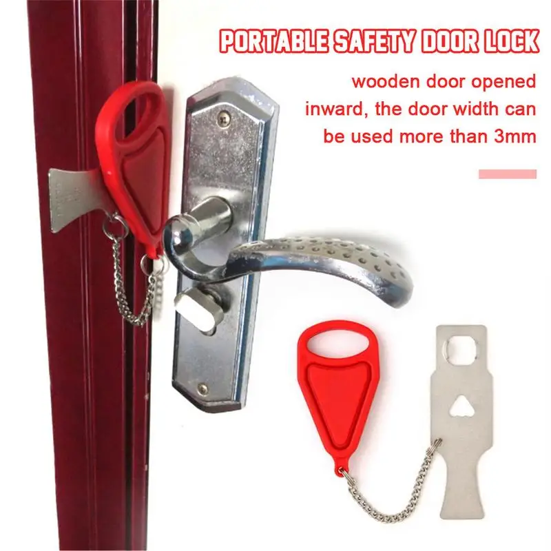 

Portable Door Lock Replaces for Addalock Compatible for Travel Lock Anti Theft Hardware Security Privacy Hotel Home