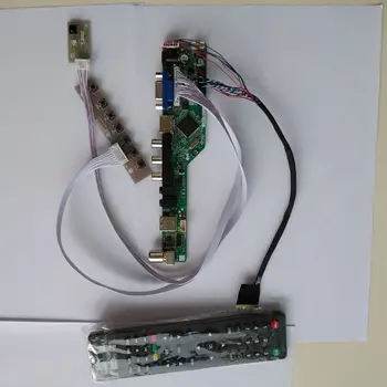 

TV LED AV VGA HDMI AV RF Mother Controller Board kit DIY For B156XW02 V2 HWDA/B156XW02 V7 1366*768 Display Monitor