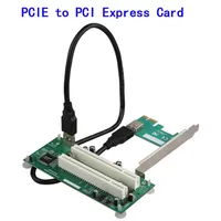 Op Verkoop Desktop Pci-Express Pci-E Pci Adapter Card Pcie Dual Pci Slot Uitbreidingskaart Usb 3.0 voeg Op Kaarten Converter