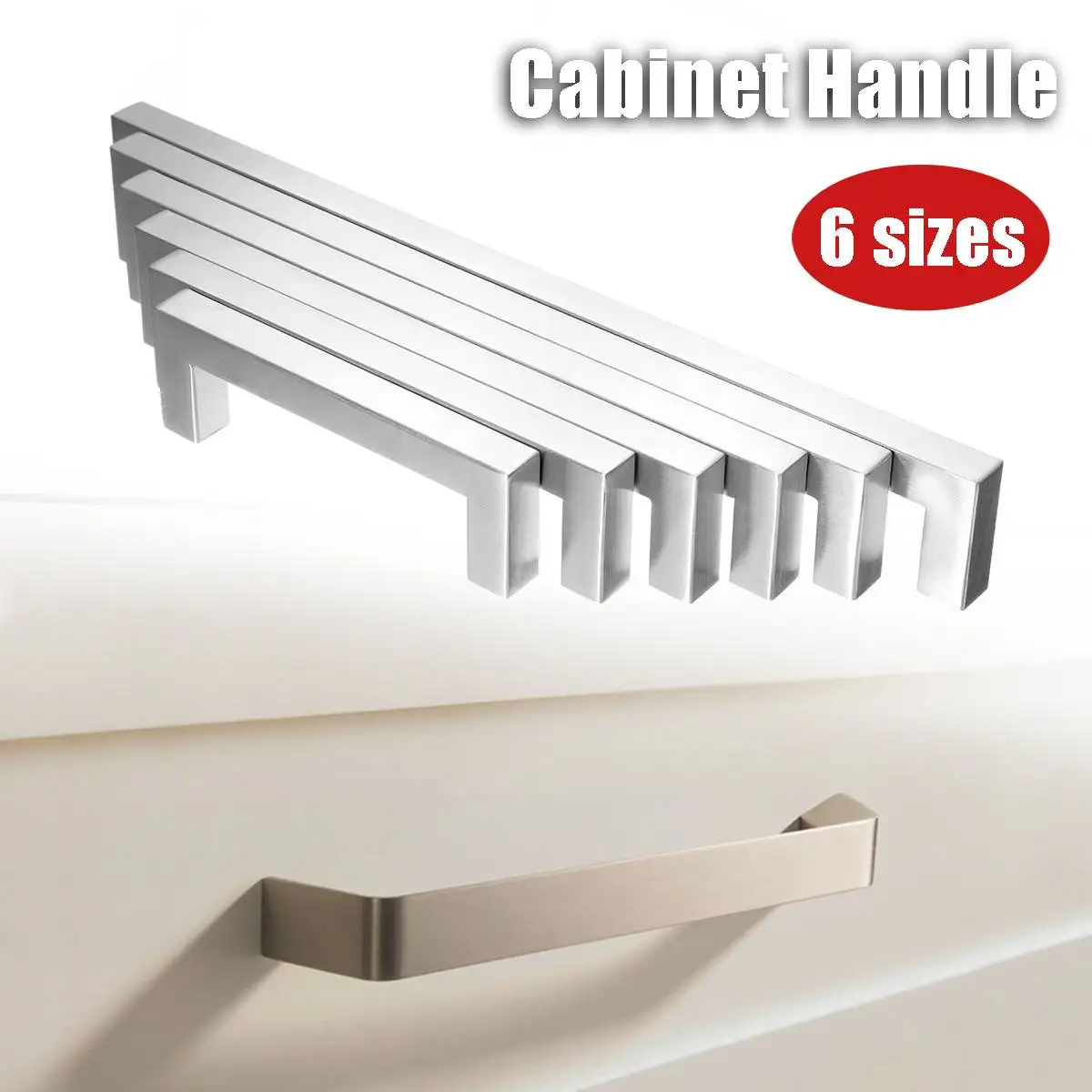 1Pcs 12mm Silver Kitchen Cabinet Handles Door Knobs ...