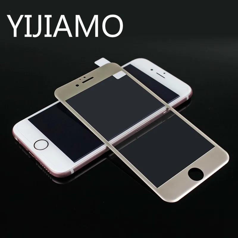Закаленное 3d стекло с мягкими краями и полным покрытием для iPhone 6 7 защита экрана