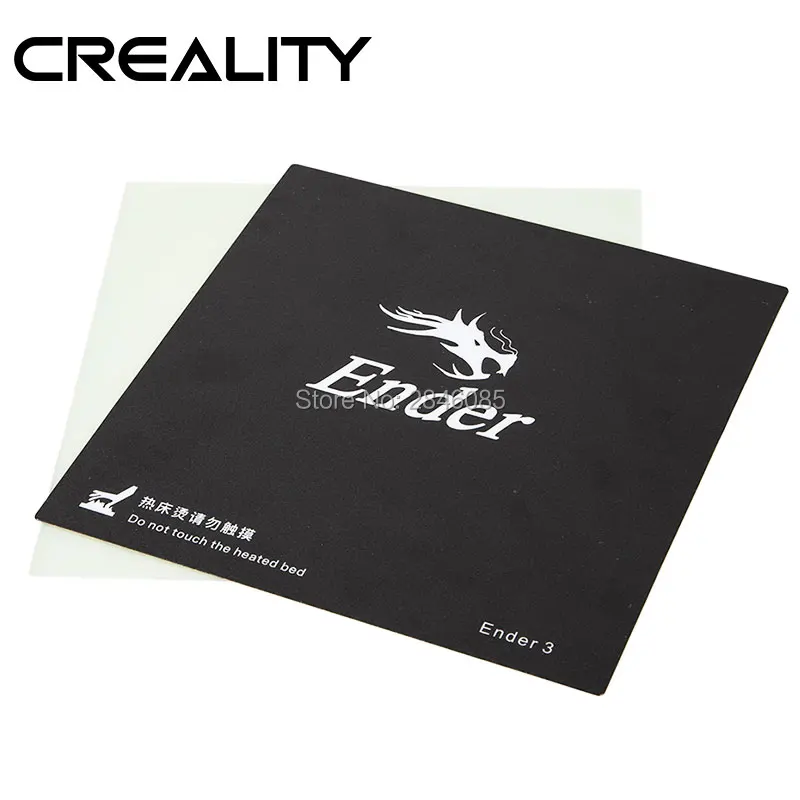 Creality 3D Съемная Платформа Горячая нагревающаяся кровать сборка поверхности стикер+ стекловолокно пластина для Ender-3 235*235*3 мм