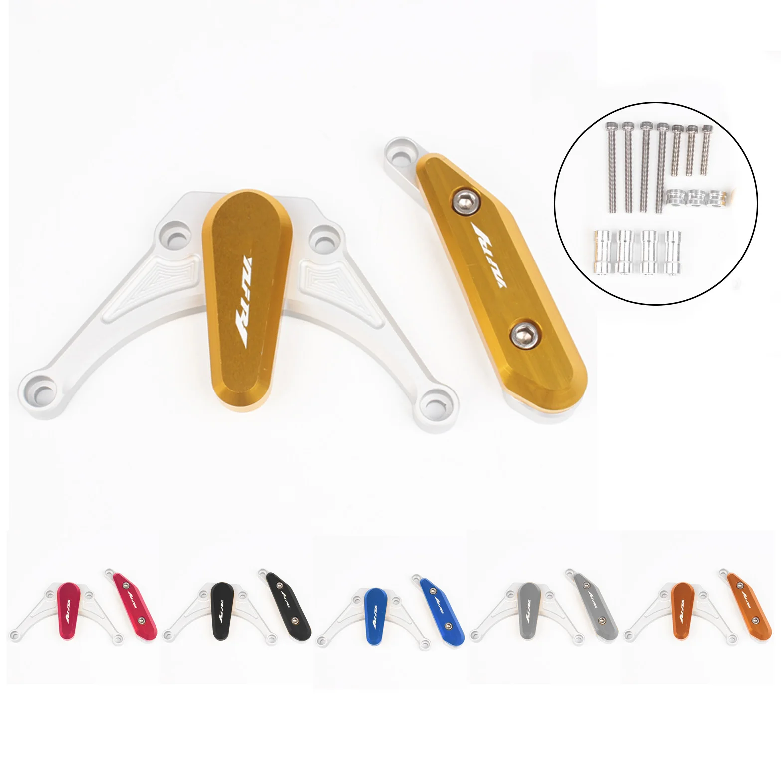 

CNC Aluminum Engine Stator Slider Protector Cover For Yamaha YZF R1 2009 2010 2011 2012 YZF-R1
