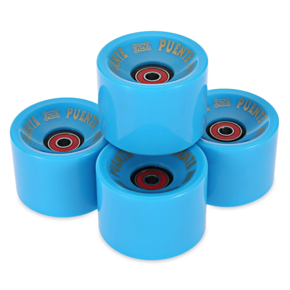 4 pcs 70x51 MM Longboard عجلة تزلج الأسطوانة بمحمل 4 pcs 70x51 MM Longboard عجلة تزلج الأسطوانة بمحمل