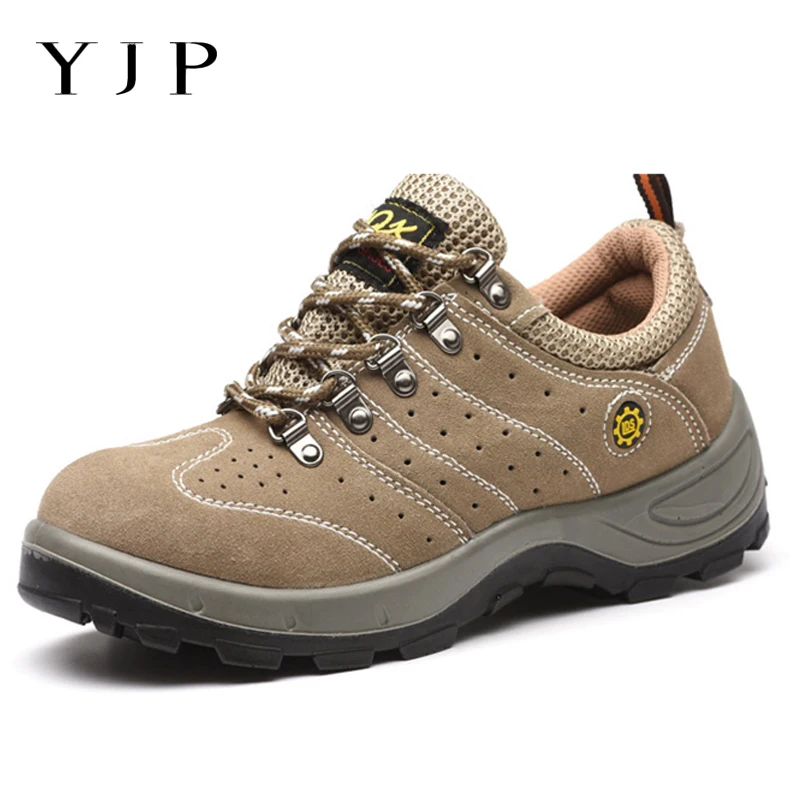 

YJP Anti-puncture Kitchen Work Safety Shoes For Men Steel Toe Anti-smashing Spring Summer Men Vulcanize Shoes Casual Sneakers