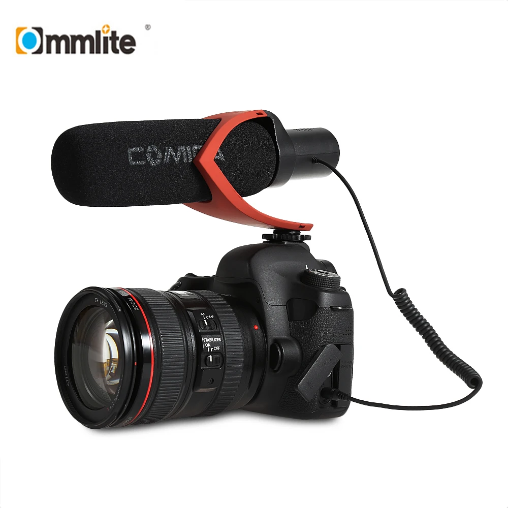 

CVM V30 DSLR Camera Shotgun Recording Microphone Photography Interview Protable Mic Mini Cool Super Anti-interference
