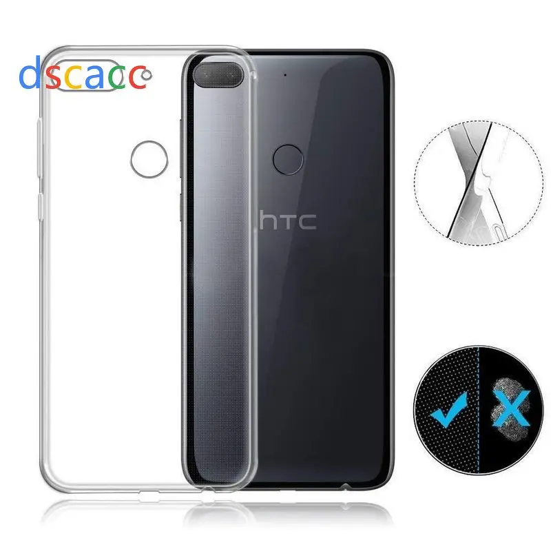 

DSCACC Top Quality Thin Ultra Slim Crystal Clear TPU Case for HTC Desire 12S U12 Life U12+ 12+ 12 U11 Life Wholesale 100pcs