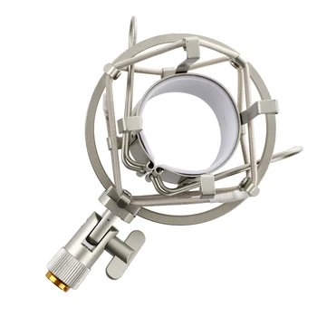 

Silver Metal miniphone Stand miniphone Shock Mount with Screws