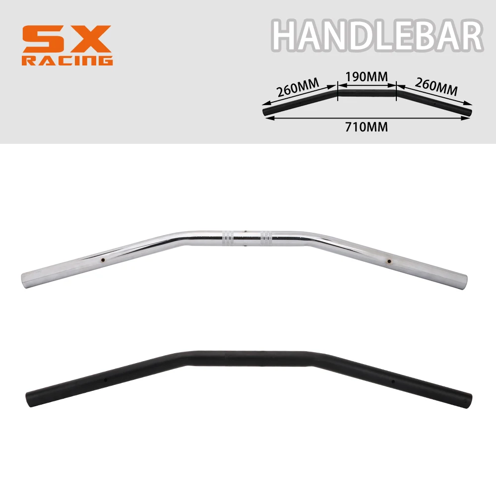 

Motorcycle 22MM 25MM Handlebar Handle Drag Bar Hand Bar Fat Bar Universal For Harley Chopper Bobber BMW DUCAT YAMAHA HONDA