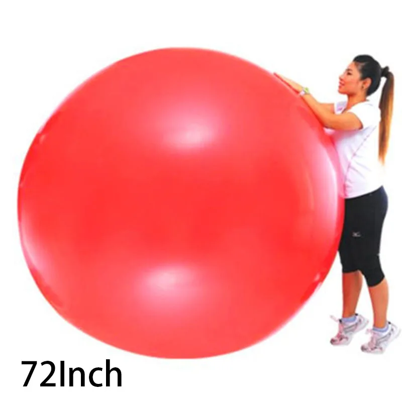 

72 Inch Huge Jumbo Balloons Giant Latex Party Performance Decor Balloon Red