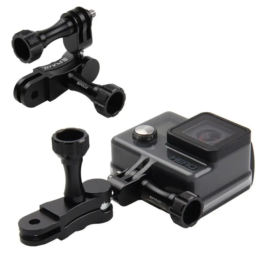 Алюминиевый сплав 360 градусов Поворотный кран адаптер для Черный GoPro|Чехлы
