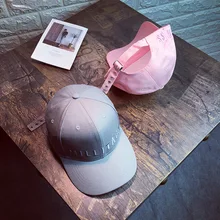 Весенне-зимнее с буквами, вышивка, Корейская бейсбольная шляпа, женская и Мужская Панамка, мужская Кепка