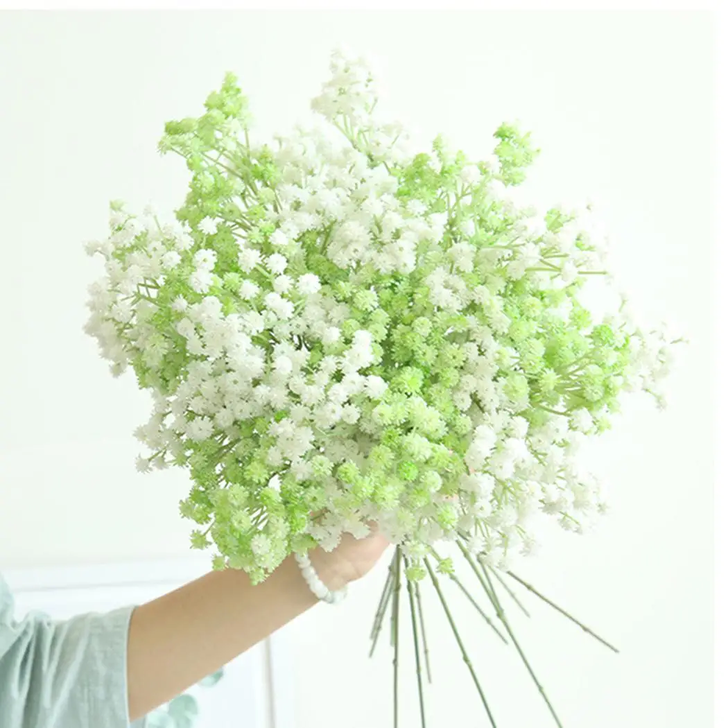 

Artificial Flowers 1 PC Fake Flowers Simulation Gypsophila Soft Glue flores Wedding Party Valentine's Day Home Decoration