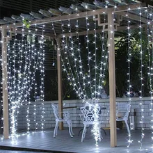 1.5x1.5/2x2/3x3/6x3m LED Icicle Curtain Christmas Light Garlands LED STRING Fairy Holiday Lights Party Garden Wedding Decoration 1.5x1.5/2x2/3x3/6x3m LED Icicle Curtain Christmas Light Garlands LED STRING Fairy Holiday Lights Party Garden Wedding Decoration