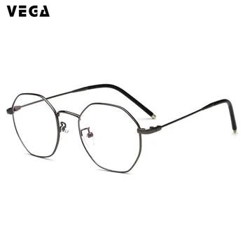 

VEGA Eyewear Retro Hexagon Computer Glasses Women Men Stylish Blue Light Blocking Eyeglasses Clear Anti Blue Ray Glasses VG263