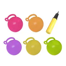 Открытый пляжный шар заполненный захлопывающийся шар TPR надувная игрушка удивительный слезотостойкий супер подарок с насосом случайный цвет