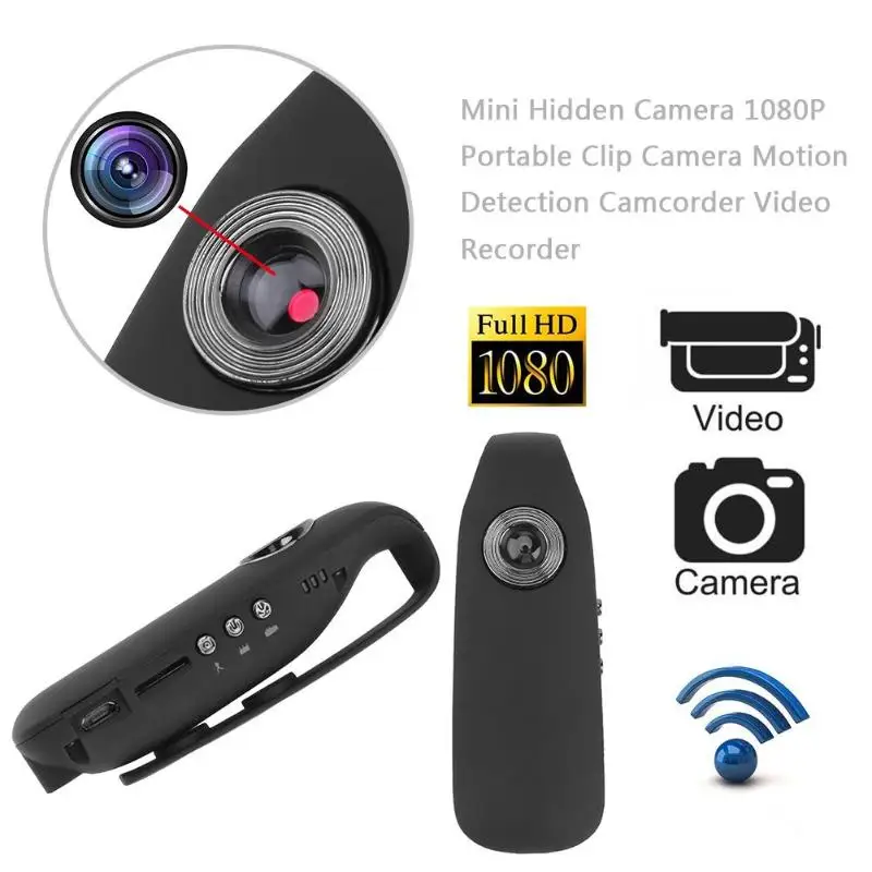 IDV007 FHD 1080 P Mini DV Камера видеорегистратор обнаружения движения H.264 камера