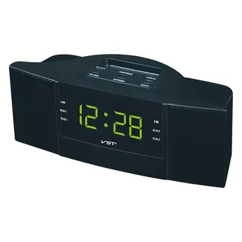 

Exquisite Dual Band Alarm Sleep Clock AM/FM Radio with LED Display European Plug