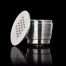 Новинка, многоразовые, обновленные, с квадратным отверстием, пустые капсулы Nespresso из нержавеющей стали, металлические, многоразовые, кофейные фильтры, чашки, кофейные капельки