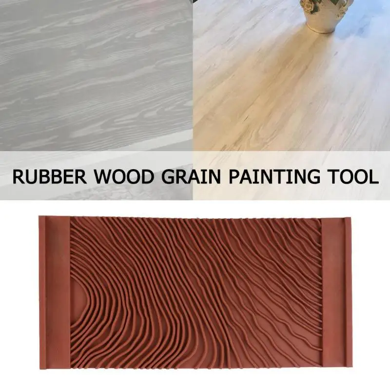 Rubber Wood Grain Painting Tool Imitation Wood Graining Pattern Wall Texture Art DIY Brush Painting Tool Home Decoration Rubber Wood Grain Painting Tool Imitation Wood Graining Pattern Wall Texture Art DIY Brush Painting Tool Home Decoration