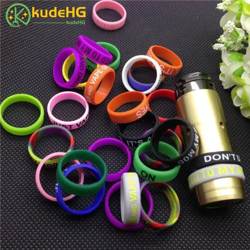 

10pcs/lot Silicone Rubber Ring Protection Decoration Electronic Cigarette Accessories For Atomizer Mod Rda Rta Tanks 5822