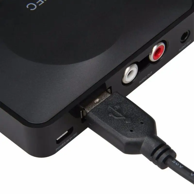 ALLOYSEED NFC 3 5mm Jack RCA Wireless Bluetooth Receiver AUX USB Stereo HiFi Music Audio Wireless Adapter For Headphone Phone TV