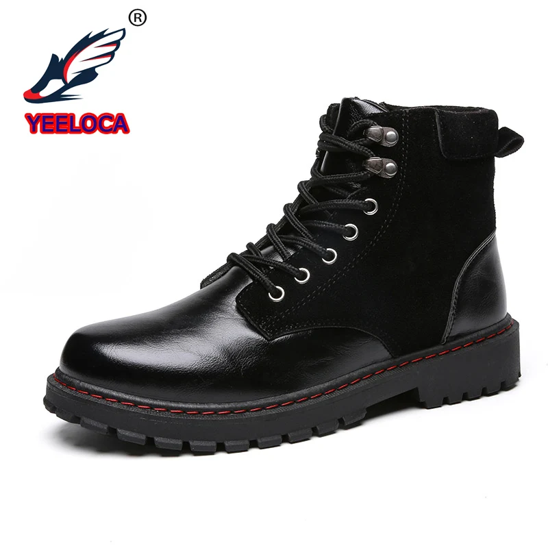 

Men Boots Genuine Leather Winter Autumn Men Ankle Boots Britain Style Shoes Men Boots Lace Up Shoes Top Quality Boots