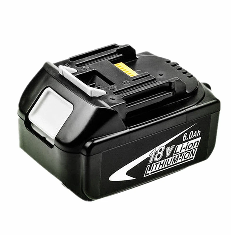  Doscing 2Pcs 18V 6000Mah Bl1860 Lithium Ion Replacement Battery With Led Indicator For Makita Bl185 - 33009848305