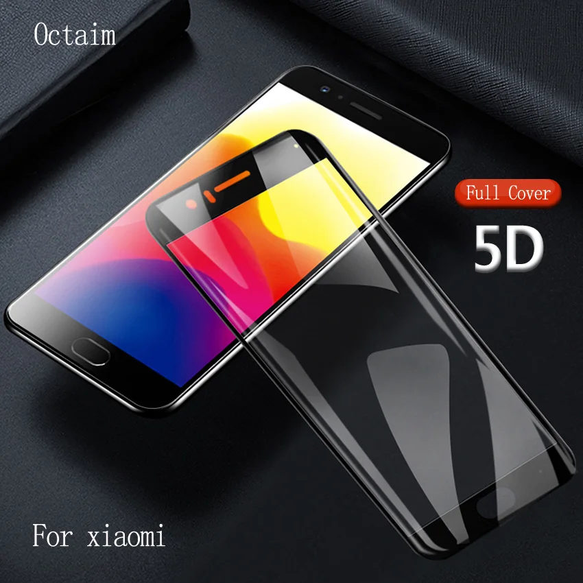 5D полное покрытие закаленное стекло для Redmi Note 5 4X 5A Pocophone F1 Защита экрана Xiaomi Mi 8 SE 6