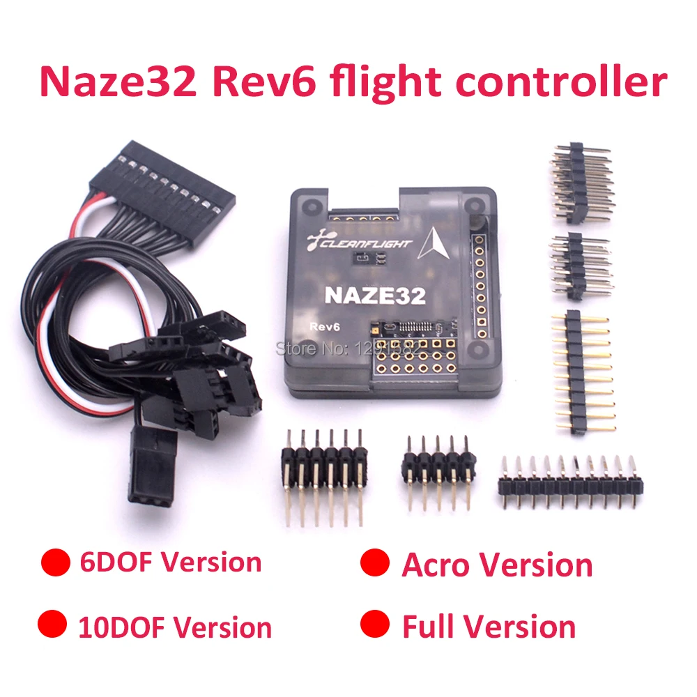 

NAZE32 Naze 32 Rev6 6DOF / 10DOF / Acro / Full Version Flight Controller For RC Reptile Martian II IV 220mm 250mm QAV-R 2 220mm
