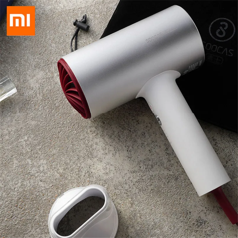 

New Original Xiaomi Mijia Soocas Hair Anion H3 Quick-dry Hair Tools 1800W for Xiaomi Smart Home Kits Mi Dryer Design Z30